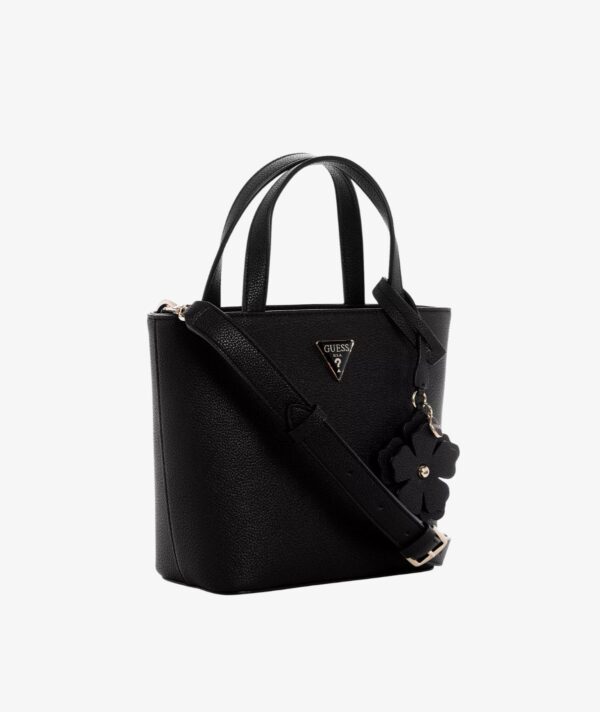 GUESS LUCCI SMALL TOTE BAG IN BLACK