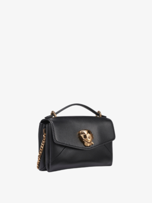 KARL LAGERFELD CHANTAYE HEAD CROSSBODY IN BLACK1