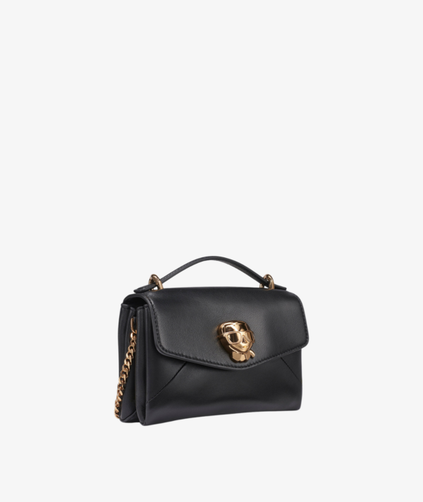KARL LAGERFELD CHANTAYE HEAD CROSSBODY IN BLACK