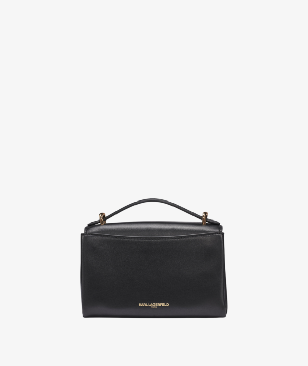 KARL LAGERFELD CHANTAYE HEAD CROSSBODY IN BLACK