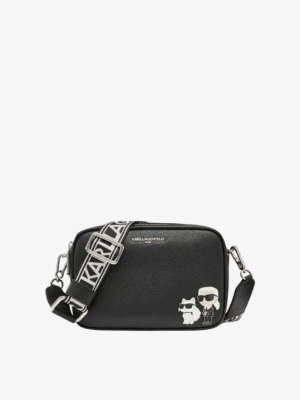 KARL LAGERFELD Maybelle Duo Corner Camera Crossbody Bag in BLACK