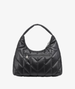 KARL LAGERFELD PARIS VOYAGE LARGE HOBO IN BLACK