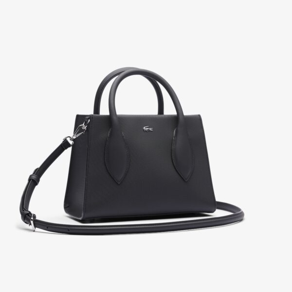 LACOSTE DAILY CITY PURSE IN BLACK