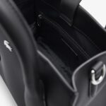 LACOSTE DAILY CITY PURSE IN BLACK