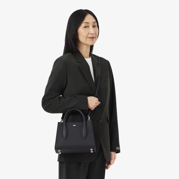 LACOSTE DAILY CITY PURSE IN BLACK