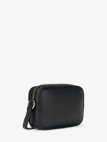 MICHAEL KORS SMALL CAMERA CROSSBODY BAG IN FULL BLACK LEATHER