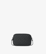 MICHAEL KORS SMALL SIGNATURE LOGO CAMERA CROSSBODY BAG IN BLACK