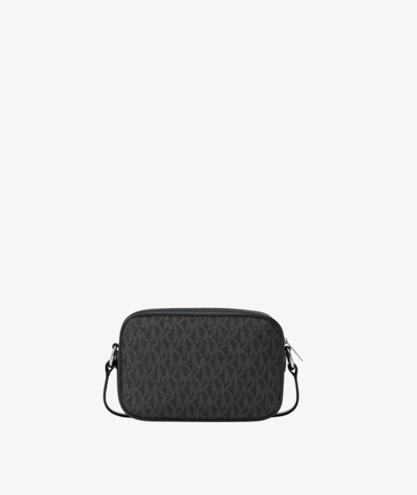 MICHAEL KORS SMALL SIGNATURE LOGO CAMERA CROSSBODY BAG IN BLACK