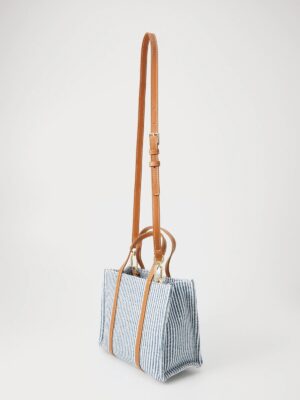 TOMMY HILFIGER PREMIUM BEACH MINI TOTE Handbag – BLUE-1