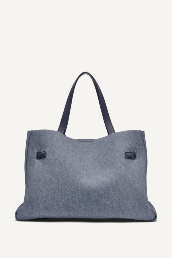 DKNY BRYAR DENIM LARGE SATCHEL