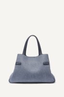 DKNY BRYAR DENIM SMALL SATCHEL BAG