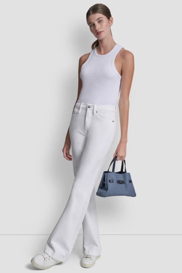 DKNY BRYAR DENIM SMALL SATCHEL BAG