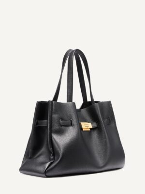 DKNY BRYAR LARGE SATCHEL IN BLACK3