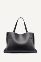 DKNY BRYAR LARGE SATCHEL BAG IN BLACK