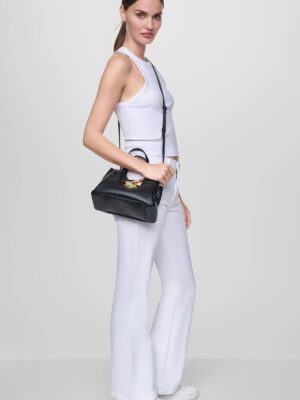 DKNY BRYAR SMALL SATCHEL IN BLACK2