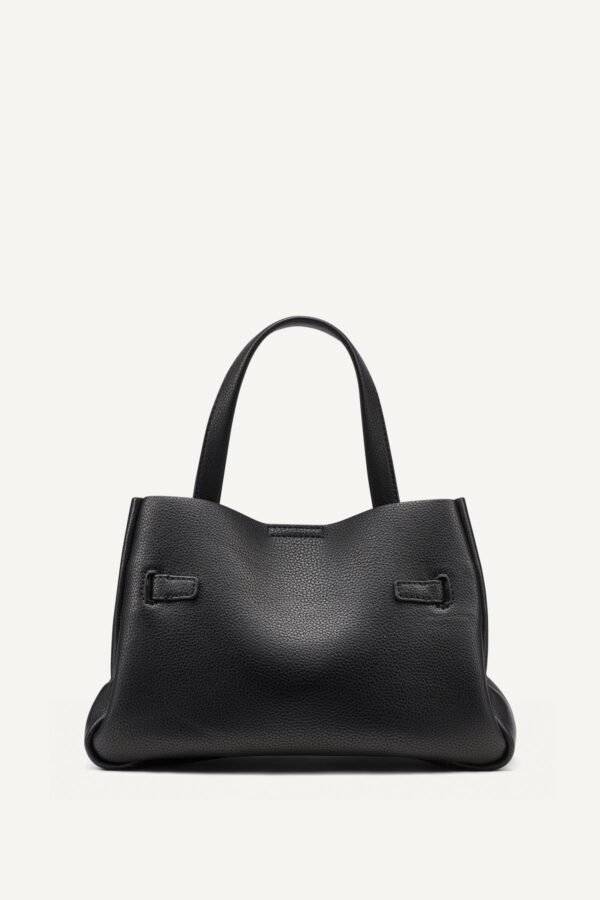 DKNY BRYAR SMALL SATCHEL BAG IN BLACK