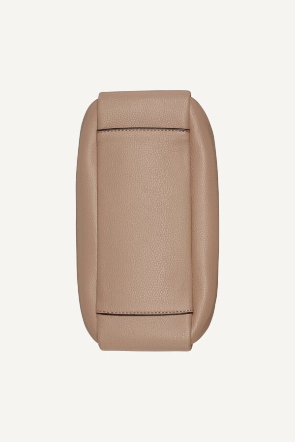 DKNY BRYAR SMALL SATCHEL BAG IN CAPPUCCINO