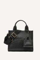 DKNY HADLEE SMALL LOGO TOTE BAG IN BLACK