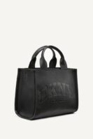 DKNY HADLEE SMALL LOGO TOTE BAG IN BLACK