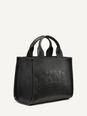 DKNY HADLEE SMALL LOGO TOTE BAG IN BLACK3