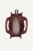 DKNY HADLEE SMALL LOGO TOTE BAGIN BORDEAUX