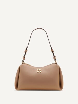 DKNY REMY SHOULDER BAG IN CAPPUCCINO
