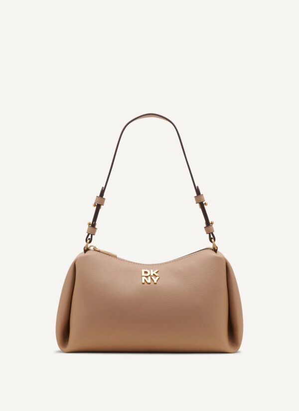 DKNY REMY SHOULDER BAG IN CAPPUCCINO