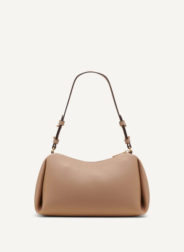 DKNY REMY SHOULDER BAG IN CAPPUCCINO