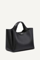 DKNY WILLA MINI SATCHEL BAG IN BLACK