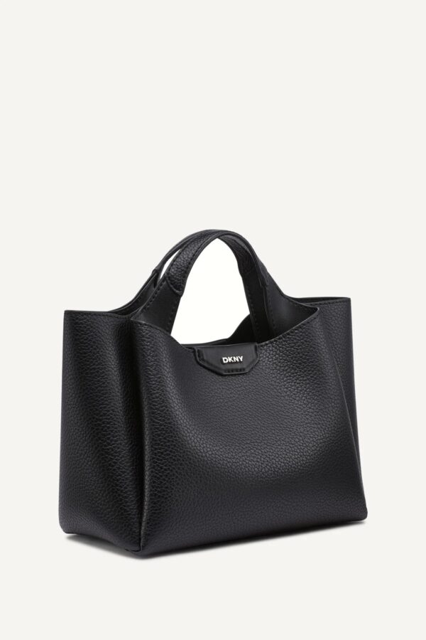 DKNY WILLA MINI SATCHEL BAG IN BLACK