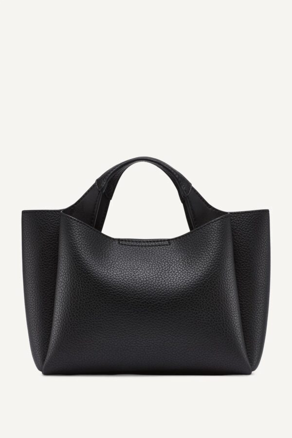 DKNY WILLA MINI SATCHEL BAG IN BLACK