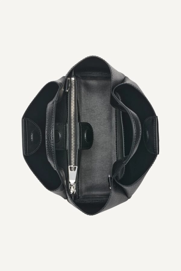 DKNY WILLA MINI SATCHEL BAG IN BLACK
