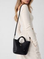 GUESS DARCY MINI TOTE IN BLACK