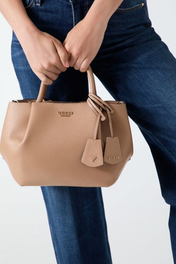 GUESS AMORETTE HANDBAG IN BEIGE