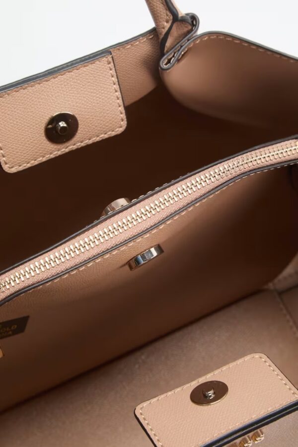 GUESS AMORETTE HANDBAG IN BEIGE