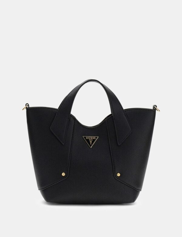 GUESS DARCY MINI TOTE IN BLACK
