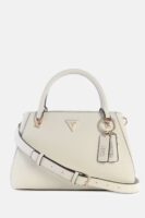 GUESS NOELLE SAFFIANO HANDBAG IN BONE