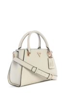 GUESS NOELLE SAFFIANO HANDBAG IN BONE