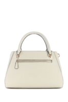 GUESS NOELLE SAFFIANO HANDBAG IN BONE