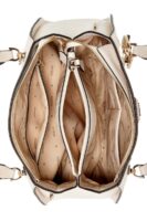 GUESS NOELLE SAFFIANO HANDBAG IN BONE