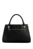 GUESS NOELLE SAFFIANO HANDBAG IN BLACK