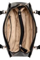 GUESS NOELLE SAFFIANO HANDBAG IN BLACK