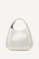 DKNY CAPRI MEDIUM HOBO CROSSBODY BAG IN WHITE