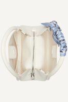 DKNY CAPRI MEDIUM HOBO CROSSBODY BAG IN WHITE