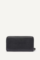 DKNY PAULA LARGE ZIP ARROUND WALLET IN BLACK