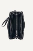 DKNY PAULA LARGE ZIP ARROUND WALLET IN BLACK