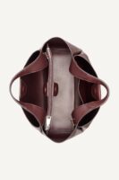 DKNY WILLA MINI SATCHEL BAG IN BORDEAUX
