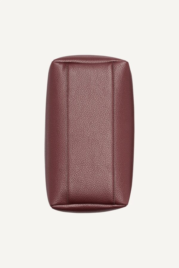 DKNY WILLA MINI SATCHEL BAG IN BORDEAUX
