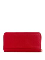 GUESS lYNNE CHARM MEDIUM WALLET IN CHILI RED