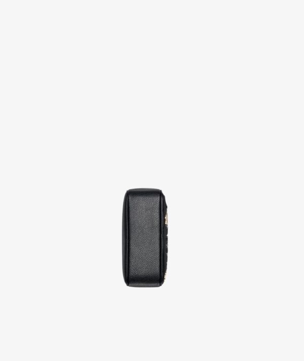 KARL LAGERFELD MAYBELLE CROSSBODY DEBOSS LOGO IN BLACK/GOLD
